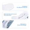 HappyFlute New Design 3Size Cotton Fabric Hook&Loop Reusable Waterproof Washable Super Soft Breathable Baby Cloth Nappy