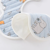 HappyFlute 360° Degree Rotate Flower Design Soft Cotton Reusable Unisex Waterproof Baby Breathable Bandana Drool Bibs