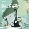  Happyflute Multifunctional Mulsin Stroller Cover Infants Maternity Breastfeeding Nursing Blanket Baby Basket Stroller Cover