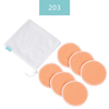 HappyFlute 6pcs/Set Solid Organic Reusable Breast Pads Washable Super Absorbency Reusable Bamboo Nursing Pads With Laundry Bag