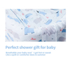 Happyflute Minky Baby Blanket 100% Cotton Muslin Baby Blanket with Dotted Backing