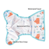 Happy Flute 1 pcs color-edged diaper waterproof cover eco-friendly diaper cover