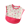 HappyFlute 3pcs/set Baby Bibs pocket Design Soft cotton Unisex Waterproof EVA Baby Bandana Drool Bibs